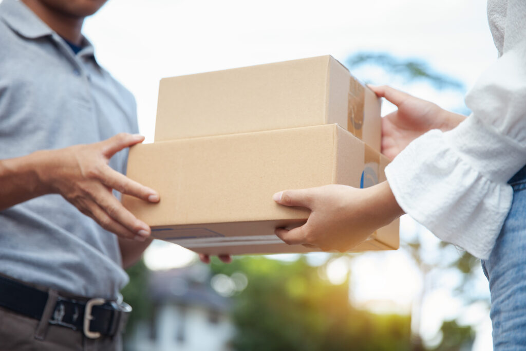 A member receiving specialty medications delivered to their door