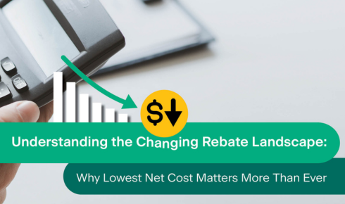 Name of blog shown over an image of a calculator: Select Understanding the Changing Rebate Landscape: Why Lowest Net Cost Matters More Than Ever Understanding the Changing Rebate Landscape: Why Lowest Net Cost Matters More Than Ever